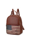 MKF Collection Briella FLAG Backpack by Mia K