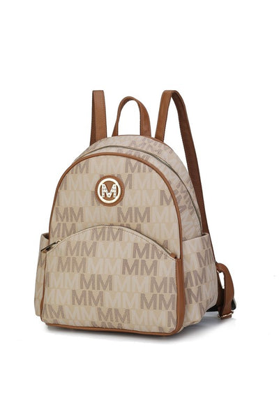 MKF Palmer Signature logo-print Backpack by Mia K