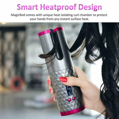 Portable Cordless Automatic Hair Curler