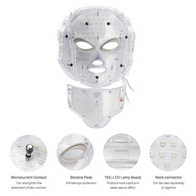 7 Colors Beauty Therapy Photon LED Facial Mask